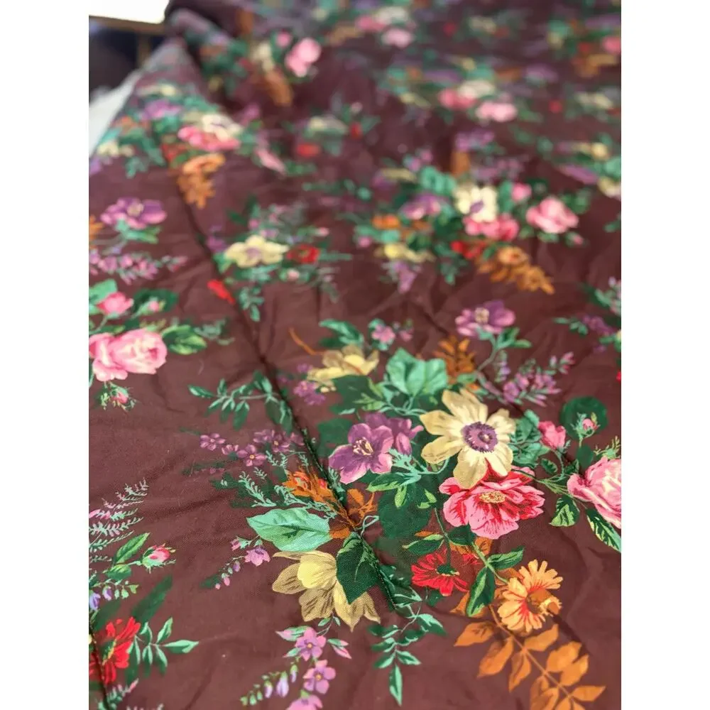 Stunning Ralph Lauren Brittany Purple Floral Comforter Full/Queen French Country